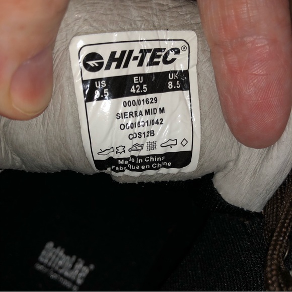 Hi tec mens ortholite leather sneakers size 9.5 - Picture 8 of 8